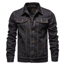 Men's Denim Jacket Cotton Casual Slim Fit. Cotton,Denim,Jacket