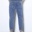Fashion Simple Men's Small Feet Jeans. Denim,Jeans,Small Feet