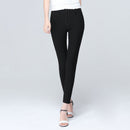 Fashion Simple Ladies Ice Silk Soft Jeans.