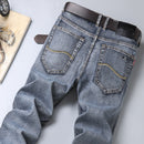 Men's Slim Straight Long Jeans. Denim,Jeans,Long,Slim,Straight