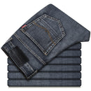 Men's Slim Straight Long Jeans. Denim,Jeans,Long,Slim,Straight