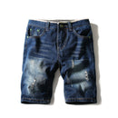 Thin men's denim shorts. Cotton,Denim,Shorts