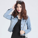 Fashion Slim Fit Short Ladies Denim Jacket. Cotton,Denim,Jacket