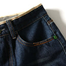 Thin men's denim shorts. Cotton,Denim,Shorts
