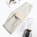 Fleece Jeans Women's Loose Straight-leg Pants. Jeans