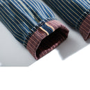Men's Retro Loose Striped Jeans. Denim,Jeans,Loose,Retro,Stripe