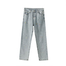 Paint Splash Straight Loose Jeans. Denim,Jeans,Loose,Paint,Straight