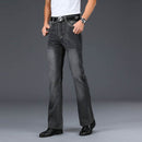 Men's Flared Long Loose Fit Jeans. Denim,Flare,Jeans,Long,Loose