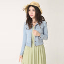 Fashion Slim Fit Short Ladies Denim Jacket. Cotton,Denim,Jacket