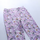 Printed Slim-fit High-waist Flared Pants Street Hipster Without Belt