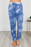 Women's Tie-Dye Printing Small Feet Lantern Casual Pants Women.