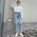 Fall New Style Jeans Women's Straight Leg Women. Jeans
