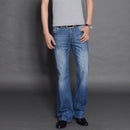 Men's Flared Long Loose Fit Jeans. Denim,Flare,Jeans,Long,Loose
