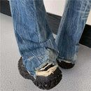 Men's High Street Straight Jeans Men. Cotton,Denim,Jeans,Loose,Straight