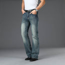 Men's Flared Long Loose Fit Jeans. Denim,Flare,Jeans,Long,Loose
