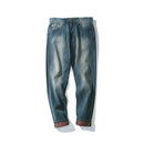 Men's Retro Loose Striped Jeans. Denim,Jeans,Loose,Retro,Stripe