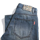 Men's Retro Loose Striped Jeans. Denim,Jeans,Loose,Retro,Stripe