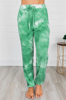 Women's Tie-Dye Printing Small Feet Lantern Casual Pants Women.