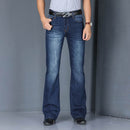 Men's Flared Long Loose Fit Jeans. Denim,Flare,Jeans,Long,Loose