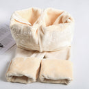 Fleece Jeans Women's Loose Straight-leg Pants. Jeans