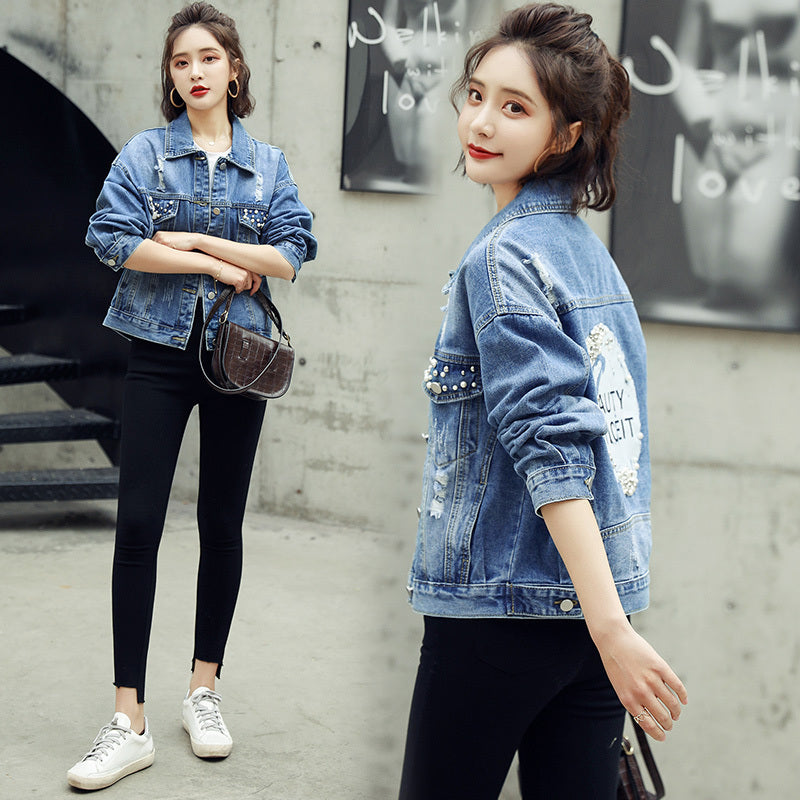 Short denim jacket