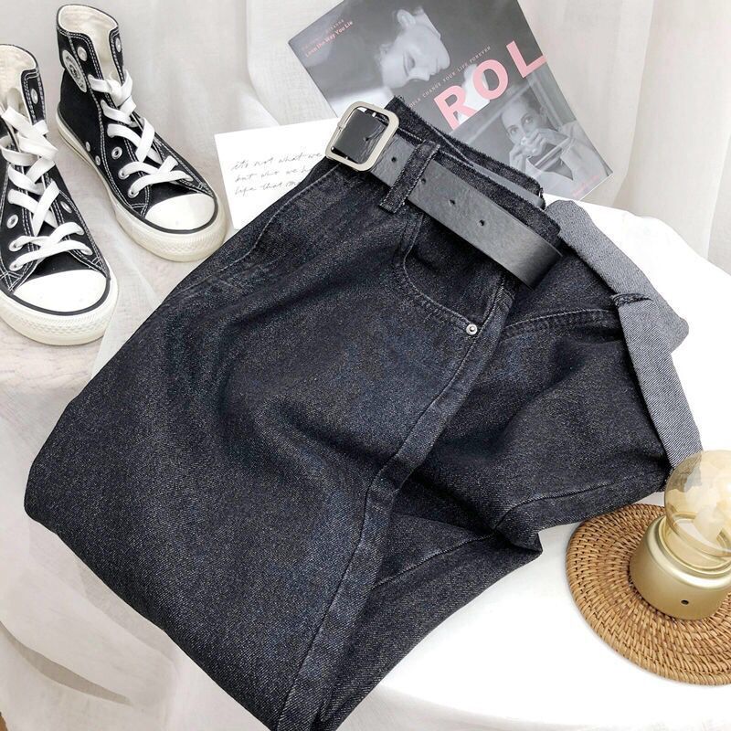 Versatile Straight Loose Wide Leg Jeans For Women.