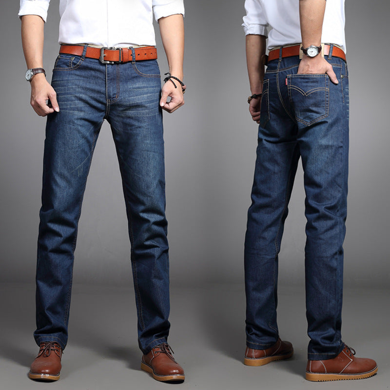 Men's Summer Wear-resistant Jeans. Denim,Jeans,Straight