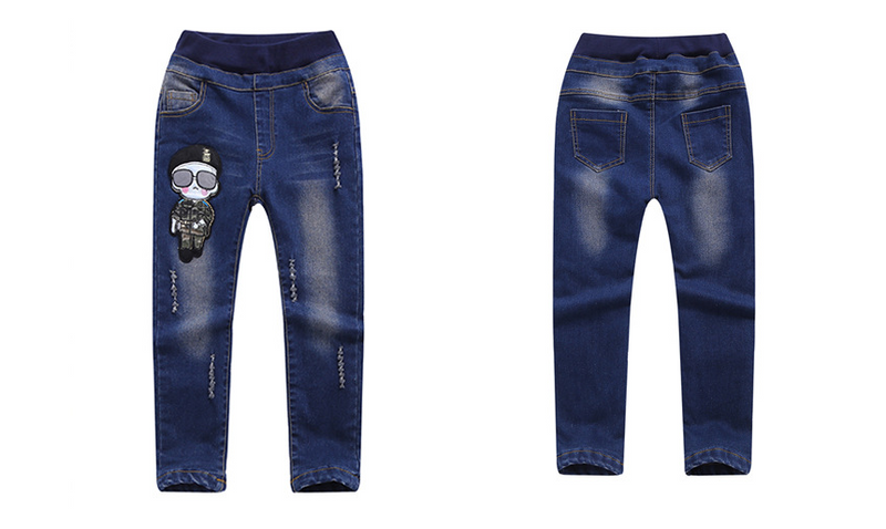 Boy's Jeans - Rip and Patch Style. Boy's,Cotton,Denim,Jeans,Patch,ripped