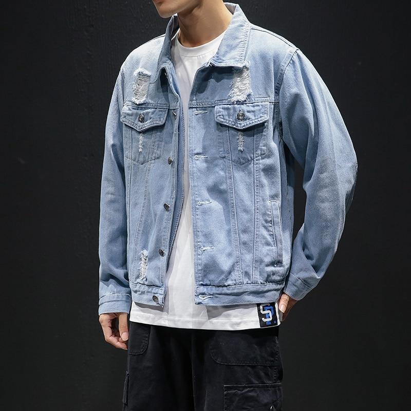 Men's denim jacket.