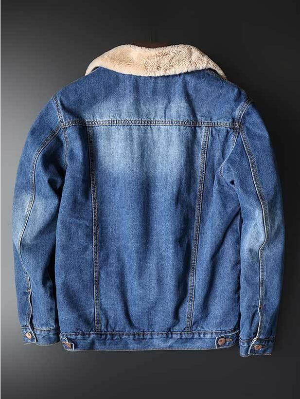 Men's Lined Denim Jacket