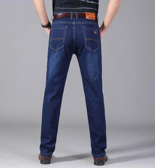 Jeans men's wash thin. Cotton,Denim,Jeans