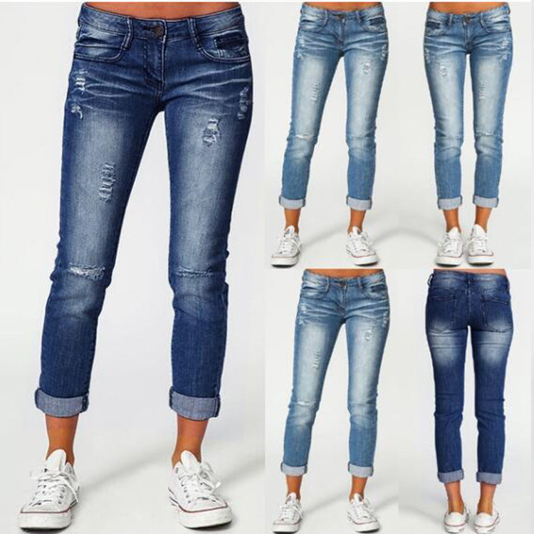 Women's Slim-Fit Jeans.