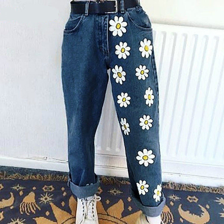 Printed Slim Jeans.