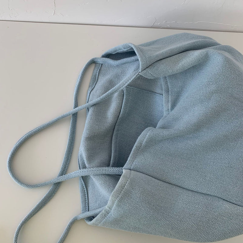 Vintage Canvas Bag Washed Denim. Bag,Cotton,Denim