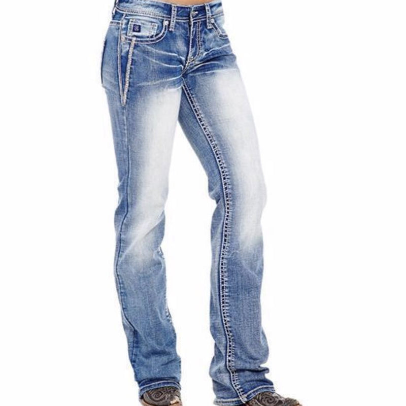 Slim And Slim Jeans In Large Sizes.