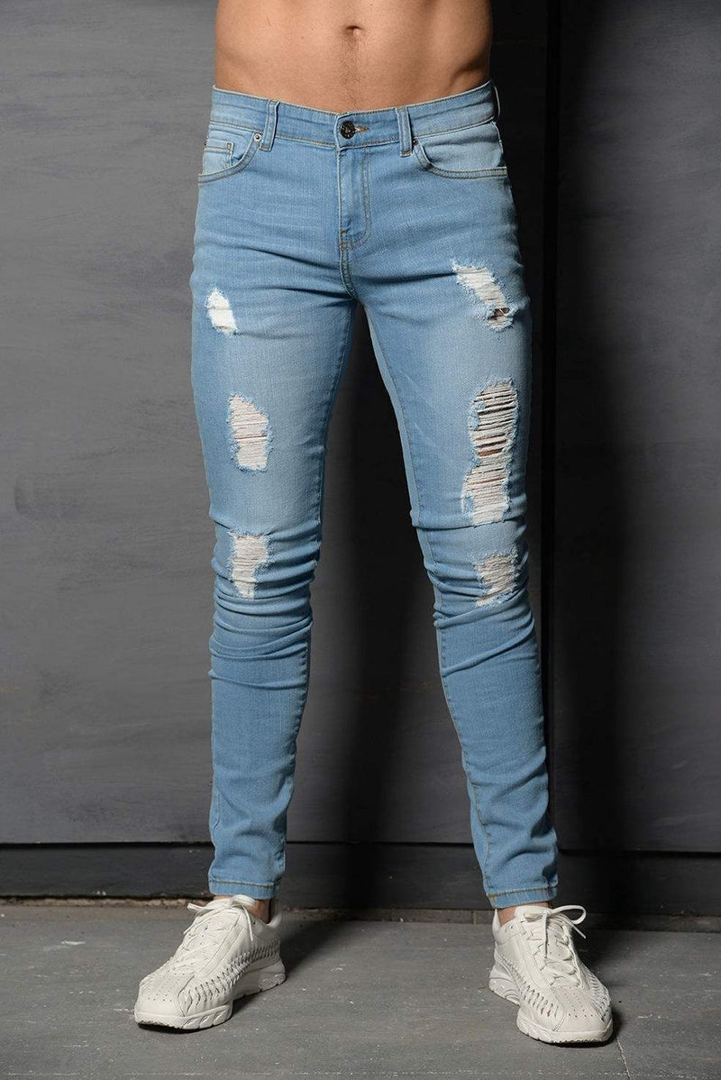 Jeans For Men - Spring Ripped Blue/Black/Grey. Denim,Jeans,ripped