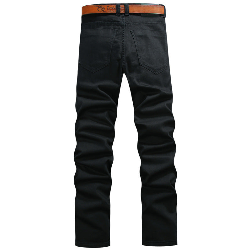 Men's Casual Straight-Leg Jeans. Denim,Jeans,Straight