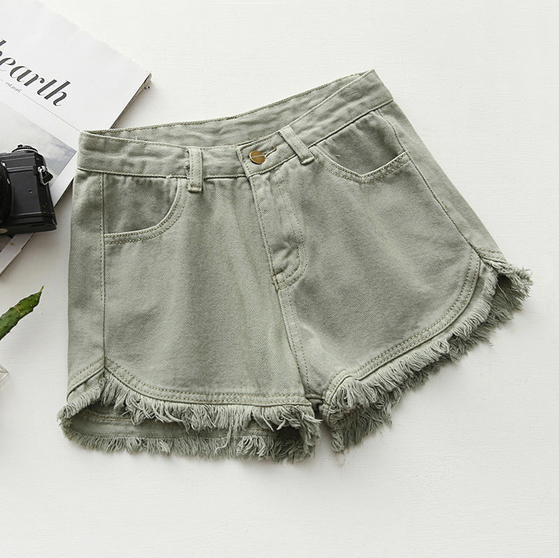 Newsummer Women Short Jeans Ladies Denim Pants Trousers.