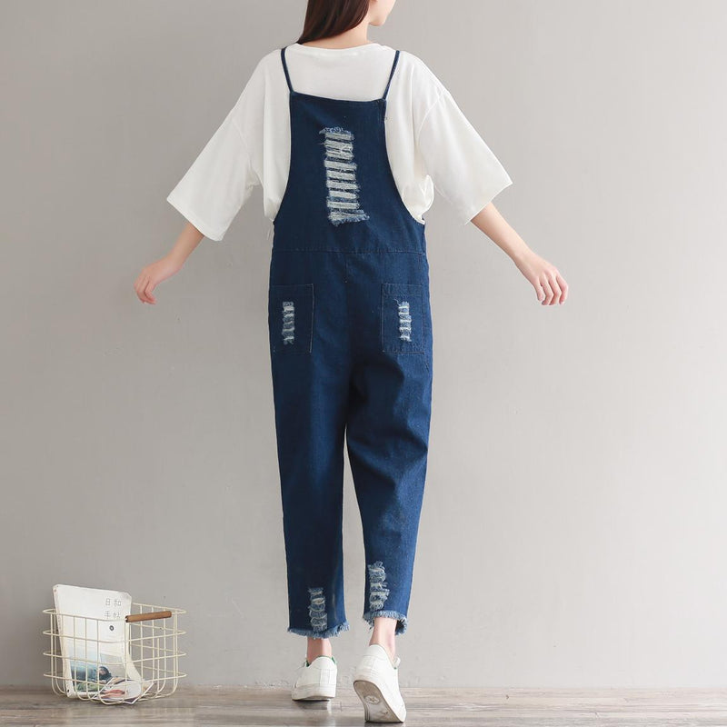 Women's Jumpsuit Denim Romper Overalls.