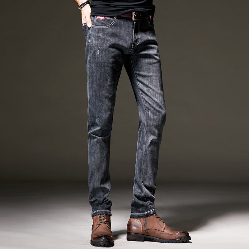 Men's Jeans Small Feet Slim Pants.