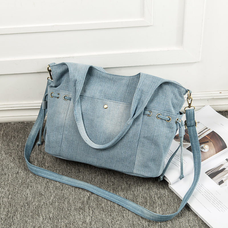 Fashion Denim Bag. Bag,Cotton,Denim