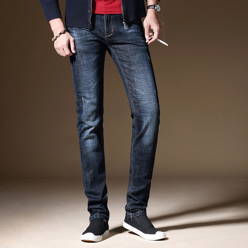 Spring & Autumn New Men's Jeans. Dark,Denim,Jeans,Slim