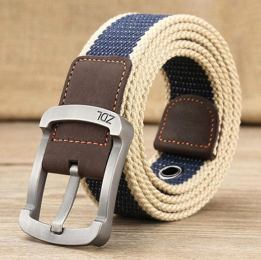 Canvas Men's And Women's Pin Buckle Belt. Belt,Buckle,Canvas