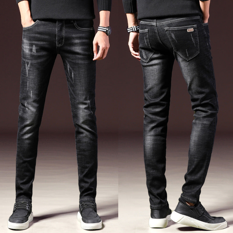 Spring & Autumn New Men's Jeans. Dark,Denim,Jeans,Slim