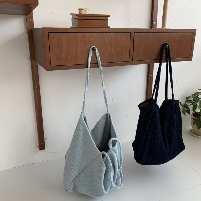 Vintage Canvas Bag Washed Denim. Bag,Cotton,Denim