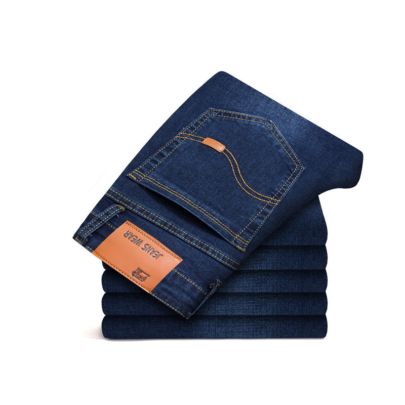 Stretch Straight Leg Jeans. Denim,Jeans,Straight,Stretch