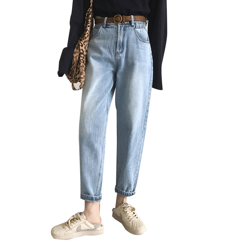 Jeans Women Loose Jean Pants Retro.