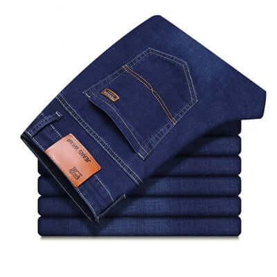 Jeans men's wash thin. Cotton,Denim,Jeans