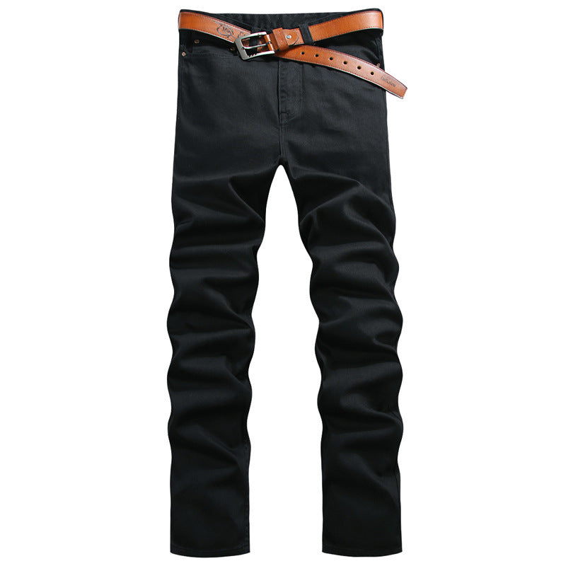 Men's Casual Straight-Leg Jeans. Denim,Jeans,Straight