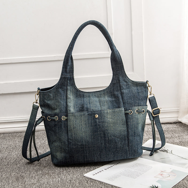 Fashion Denim Bag. Bag,Cotton,Denim